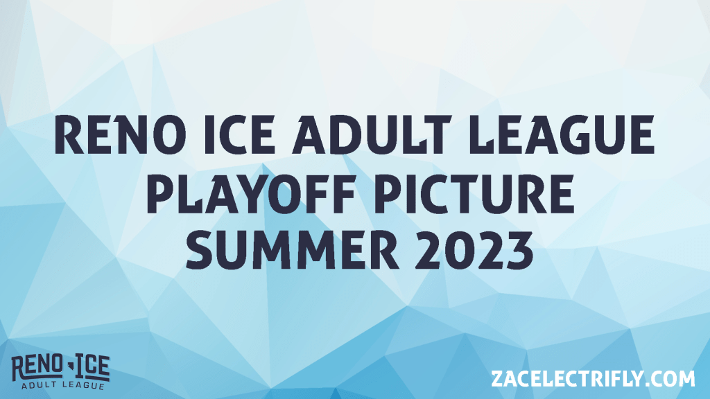 Reno Ice Adult League Summer 2023 Playoff&nbsp;Picture