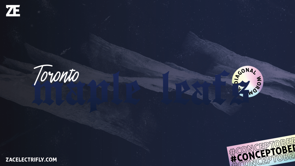 Diagonal Wordmark |&nbsp;Conceptober