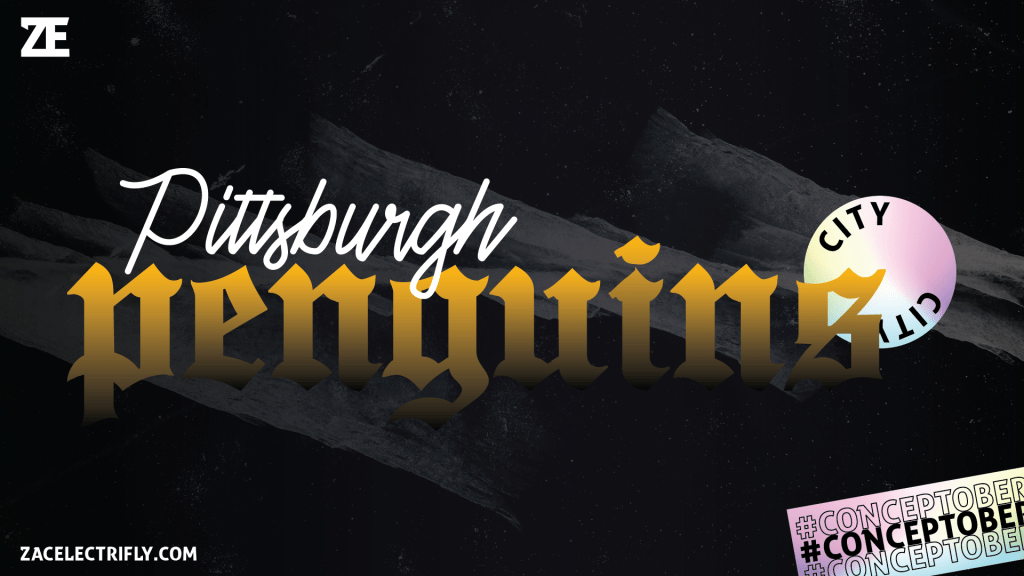 Pittsburgh Penguins City Jersey |&nbsp;Conceptober