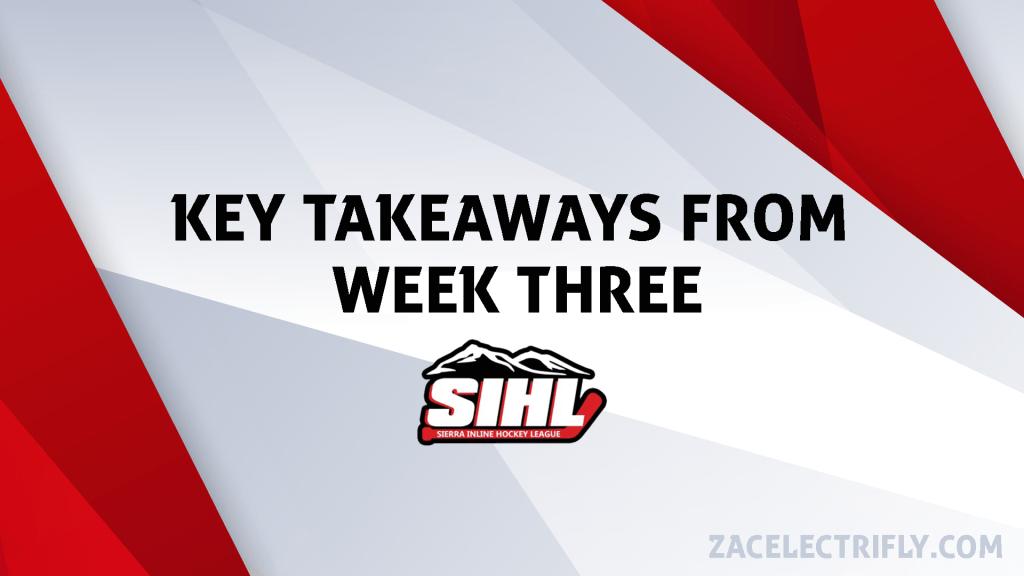 Key Takeaways from Week Three Of The Sierra Inline Hockey&nbsp;League