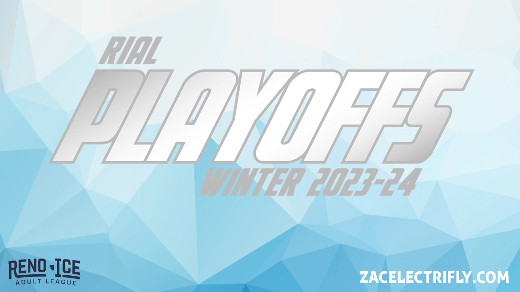 Reno Ice Adult League Winter 2023-24 Playoff&nbsp;Banners