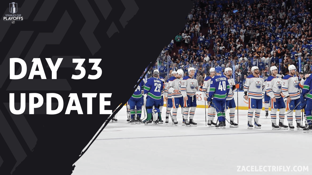 2024 Stanley Cup Playoffs Day Thirty Three&nbsp;Update