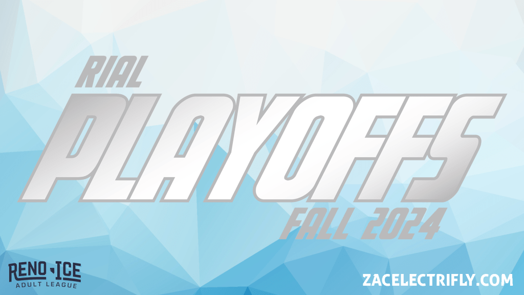 Reno Ice Adult League Fall 2024 Playoff&nbsp;Banners