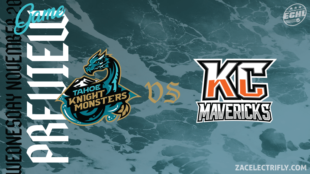 Game Preview | Tahoe Knight Monsters VS Kansas City Mavericks  | Wednesday, November&nbsp;20th