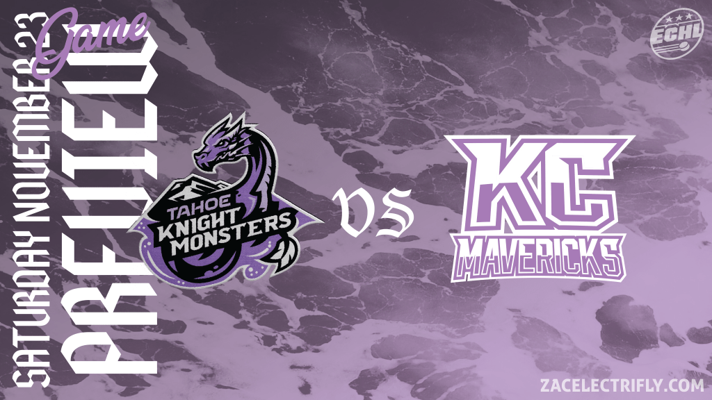 Game Preview | Tahoe Knight Monsters VS Kansas City Mavericks  | Saturday, November&nbsp;23rd