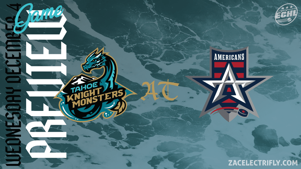 Game Preview | Tahoe Knight Monsters AT Allen Americans | Wednesday, December&nbsp;4th