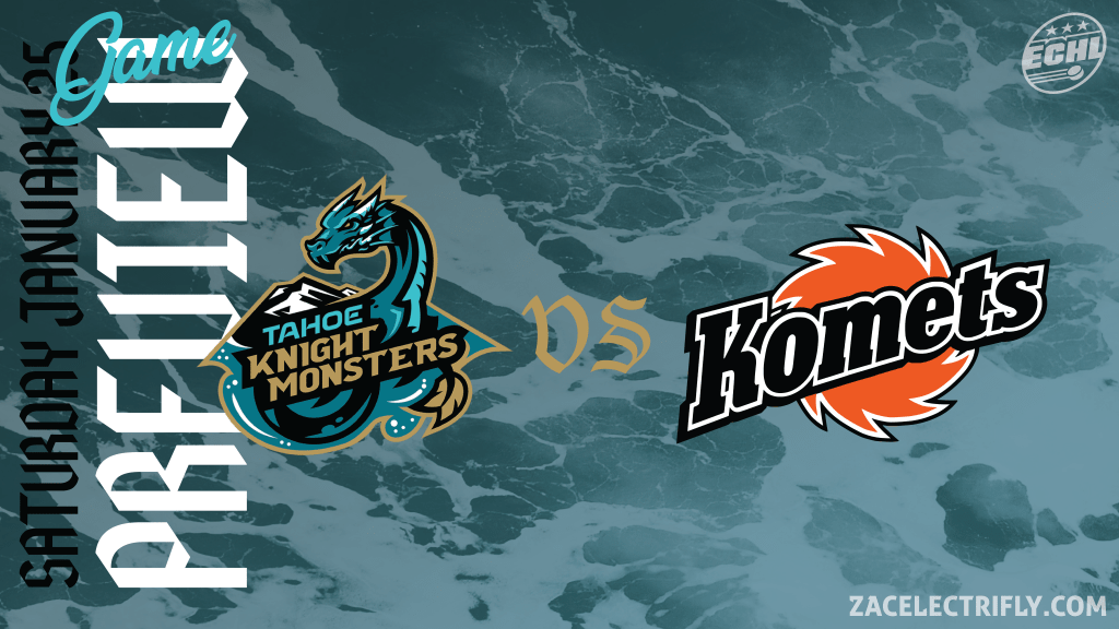 Game Preview | Tahoe Knight Monsters VS Fort Wayne Komets | Saturday, January&nbsp;25th