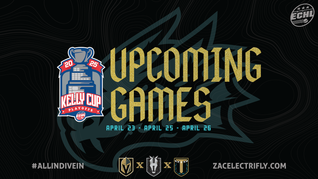 Upcoming Games | Tahoe Golden Monsters VS Wichita Thunder | April 23rd, 25th, And 26th | 2025 Kelly Cup&nbsp;Playoffs