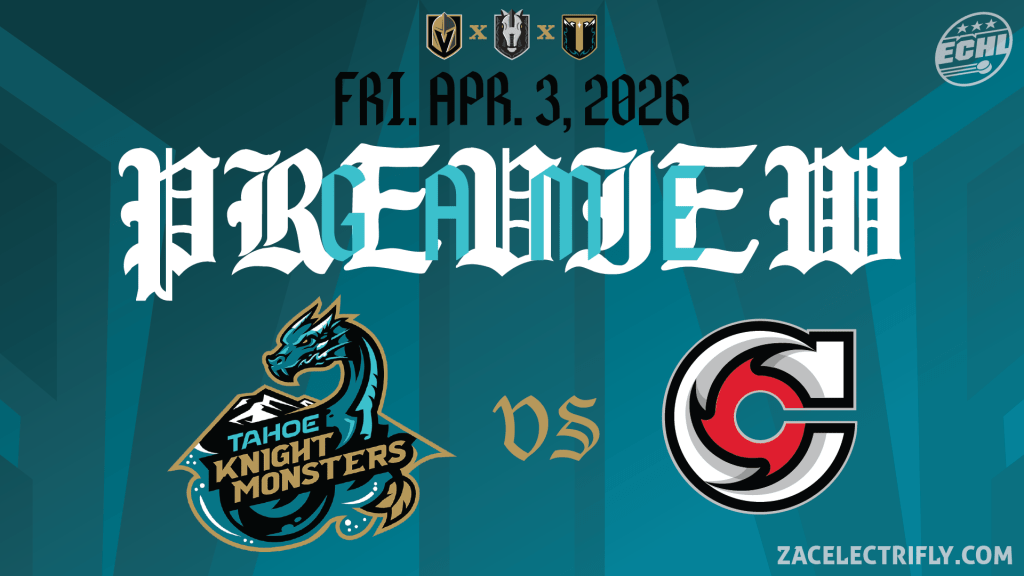 Game Preview | Tahoe Knight Monsters VS Cincinnati Cyclones| Friday, April&nbsp;3rd