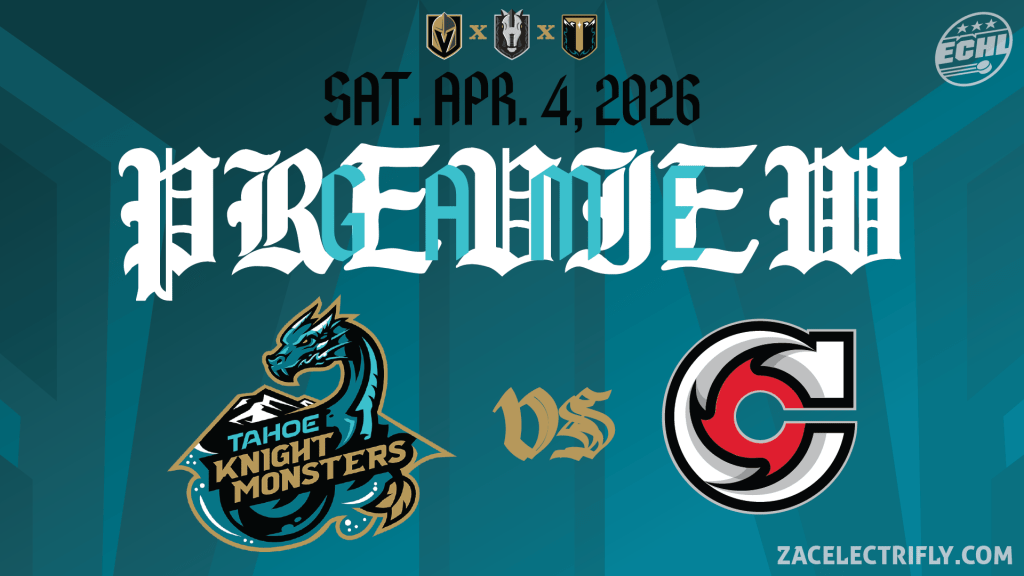 Game Preview | Tahoe Knight Monsters VS Cincinnati Cyclones| Saturday, April&nbsp;4th