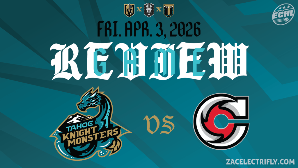 Game Review | Tahoe Knight Monsters VS Cincinnati Cyclones| Friday, April 3rd