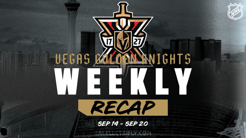 Vegas Golden Knights Weekly Recap: September 14–19, 2026